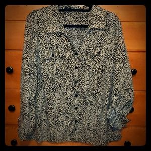 Animal Print Blouse